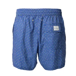 COSTUME DA BAGNO BLU Macrofantasia fiore