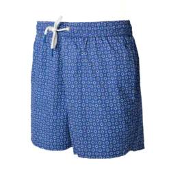 COSTUME DA BAGNO BLU Macrofantasia fiore