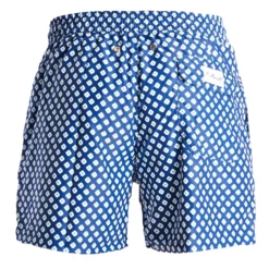 COSTUME DA BAGNO BLU Macrofantasia fiore