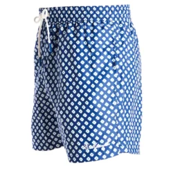 COSTUME DA BAGNO BLU Macrofantasia fiore