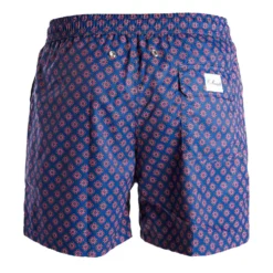 COSTUME DA BAGNO BLU Macrofantasia fiore