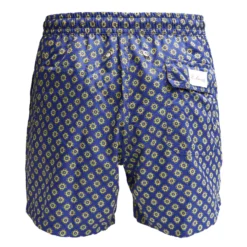 COSTUME DA BAGNO BLU Macrofantasia fiore