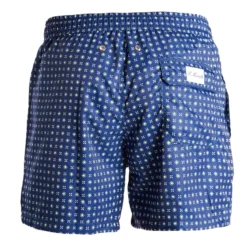 COSTUME DA BAGNO BLU Microfantasia fiore