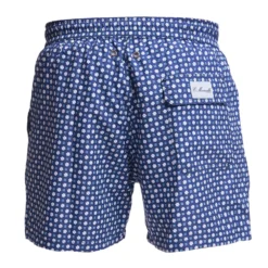 COSTUME DA BAGNO BLU SCURO Macrofantasia fiore