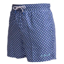 COSTUME DA BAGNO BLU SCURO Macrofantasia fiore