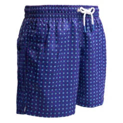 COSTUME DA BAGNO BLU SCURO Macrofantasia fiore