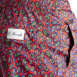 COSTUME DA BAGNO ROSSO Fantasia paisley