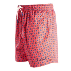 COSTUME DA BAGNO ROSSO Macrofantasia fiore