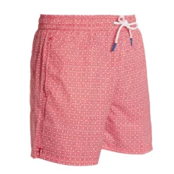 COSTUME DA BAGNO ROSSO Macrofantasia fiore