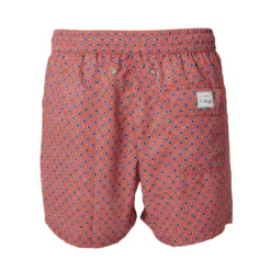 COSTUME DA BAGNO ROSSO Microfantasia fiore