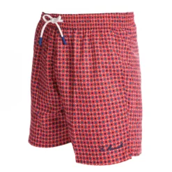 COSTUME DA BAGNO ROSSO Microfantasia fiore