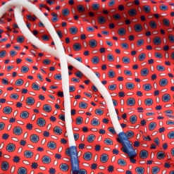 COSTUME DA BAGNO ROSSO Microfantasia fiore