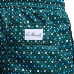 COSTUME DA BAGNO VERDE SCURO Microfantasia fiore
