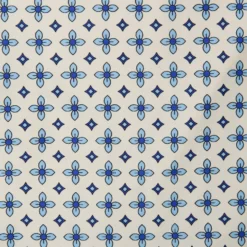 COSTUME INTERO BLU Microfantasia floreale