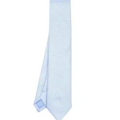 CRAVATTA CERIMONIA AZZURRA In seta jacquard