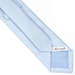 CRAVATTA CERIMONIA AZZURRA In seta jacquard
