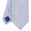 CRAVATTA CERIMONIA BLU In seta jacquard