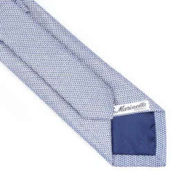 CRAVATTA CERIMONIA BLU In seta jacquard