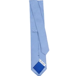 CRAVATTA CERIMONIA BLU In seta jacquard