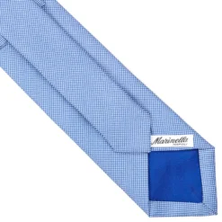 CRAVATTA CERIMONIA BLU In seta jacquard