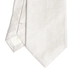CRAVATTA CERIMONIA GRIGIO CHIARO In seta jacquard