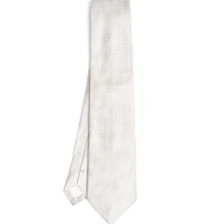 CRAVATTA CERIMONIA GRIGIO CHIARO In seta jacquard
