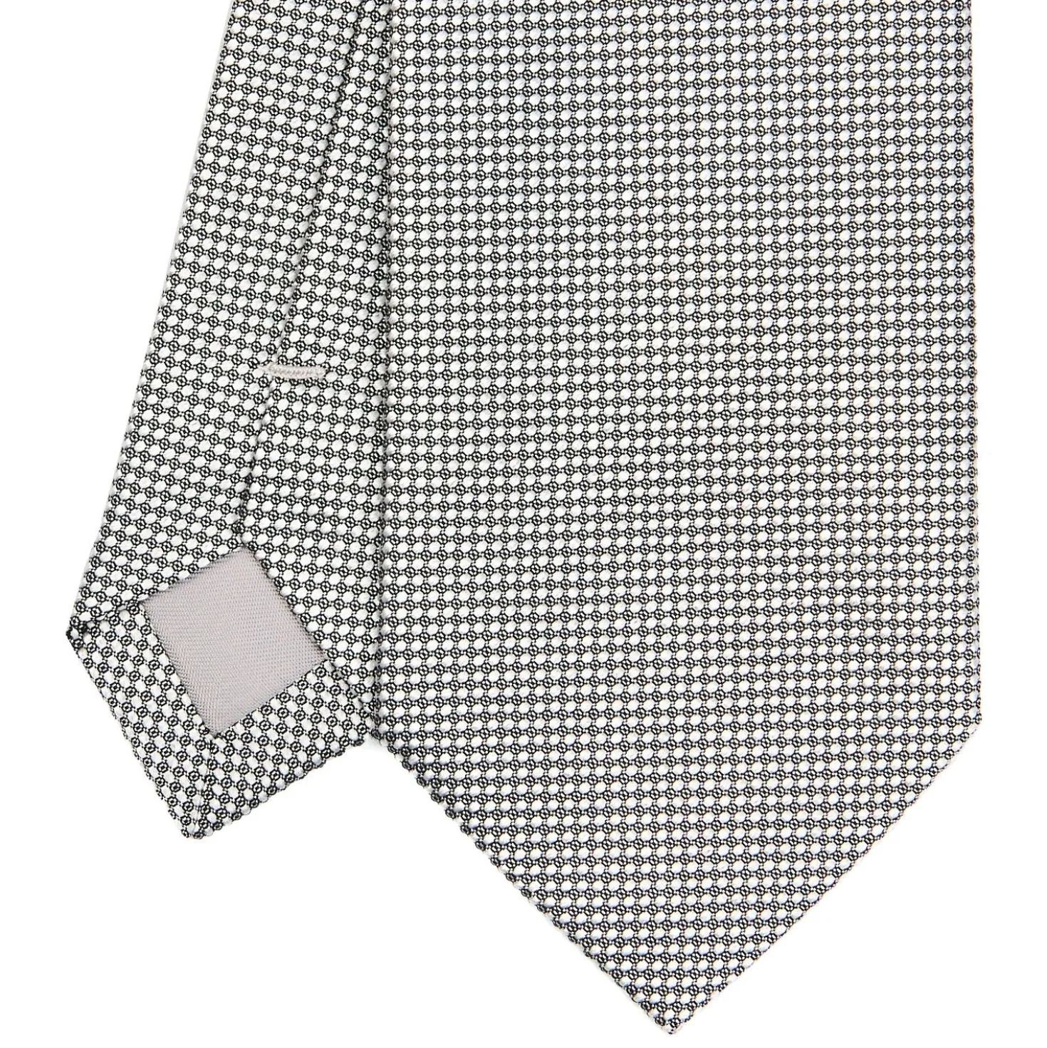 CRAVATTA CERIMONIA GRIGIO SCURO In seta jacquard