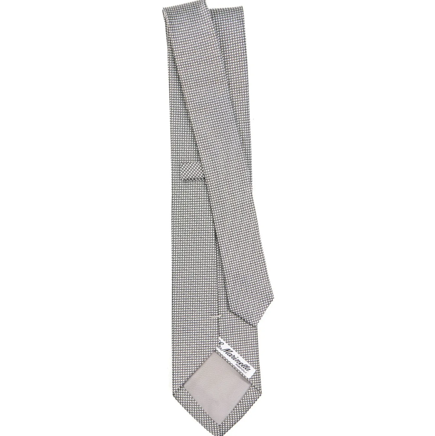 CRAVATTA CERIMONIA GRIGIO SCURO In seta jacquard