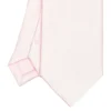 CRAVATTA CERIMONIA IN RASO DI SETA ROSA Tinta unita