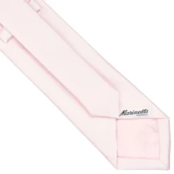 CRAVATTA CERIMONIA IN RASO DI SETA ROSA Tinta unita