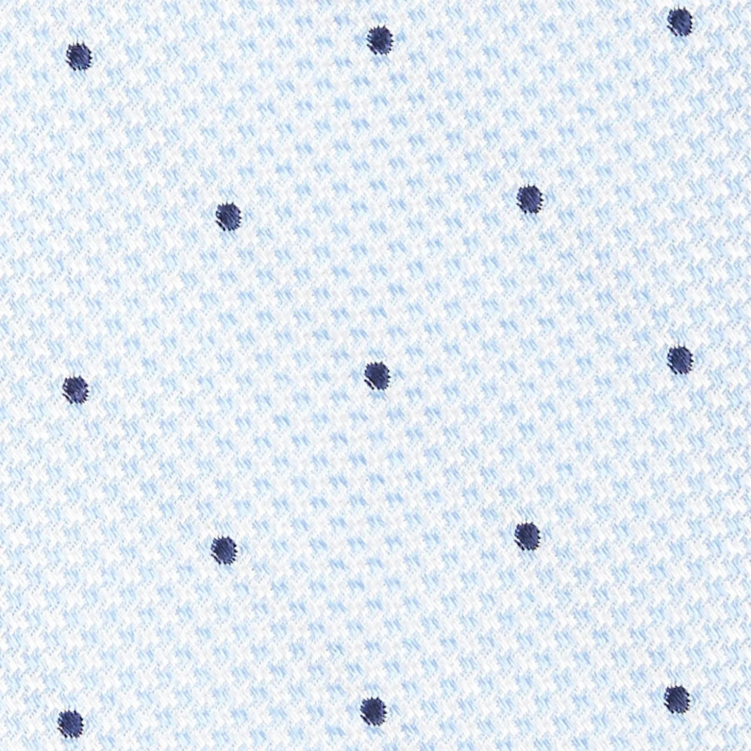 CRAVATTA CERIMONIA IN SETA JACQUARD AZZURRA Pois