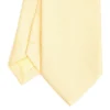 CRAVATTA CERIMONIA IN SETA JACQUARD GIALLA Microfantasia geometrica