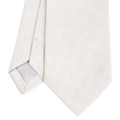 CRAVATTA CERIMONIA In seta jacquard grigio chiaro