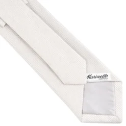 CRAVATTA CERIMONIA In seta jacquard grigio chiaro