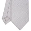 CRAVATTA CERIMONIA In seta jacquard grigio chiaro