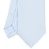 CRAVATTA CERIMONIA IN SETA JACQUARD AZZURRA Microfantasia geometrica