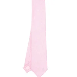 CRAVATTA CERIMONIA In seta jacquard rosa