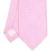 CRAVATTA CERIMONIA In seta jacquard rosa