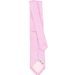 CRAVATTA CERIMONIA In seta jacquard rosa