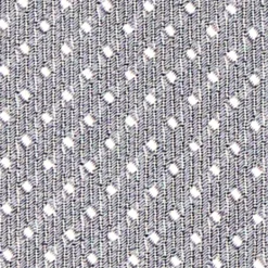 CRAVATTA CERIMONIA IN SETA JACQUARD GRIGIO SCURO Microfantasia geometrica