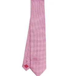 CRAVATTA CERIMONIA ROSA In seta jacquard