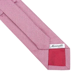 CRAVATTA CERIMONIA ROSA In seta jacquard