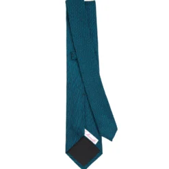 CRAVATTA DONNA IN LANA VERDE SCUROTinta unita