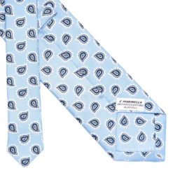 CRAVATTA IN SETA AZZURRA Collezione archivio anno 1931