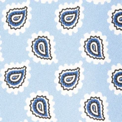 CRAVATTA IN SETA AZZURRA Collezione archivio anno 1931
