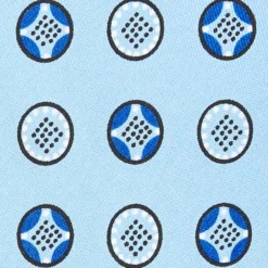 CRAVATTA IN SETA AZZURRA Collezione archivio anno 1951