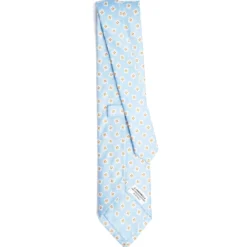 CRAVATTA IN SETA AZZURRA Collezione archivio anno 1963