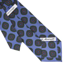 CRAVATTA IN SETA AZZURRO POLVERECollezione heritage