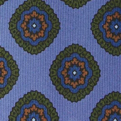 CRAVATTA IN SETA AZZURRO POLVERECollezione heritage