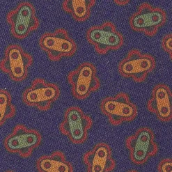 CRAVATTA IN SETA BLU SCURO Collezione archivio anno 1959